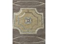 Luxurious Silk & Wool Custom Carpet, Corinth Mist  12 X 18