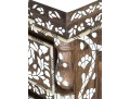 Gorgeous Marble Top Mother Pearl Accent Chest