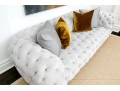 Very Fabulous Lynne Scalo Velvet Tufted Italian Sofa 