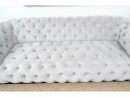 Very Fabulous Lynne Scalo Velvet Tufted Italian Sofa 