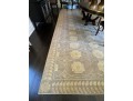 Luxurious Silk & Wool Custom Carpet, Corinth Mist  12 X 18