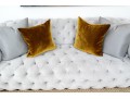 Very Fabulous Lynne Scalo Velvet Tufted Italian Sofa 