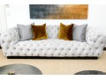 Very Fabulous Lynne Scalo Velvet Tufted Italian Sofa 