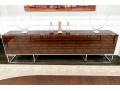 Stunning Eric Brand 10' Long Glamourous Lacquered Credenza 