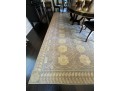 Luxurious Silk & Wool Custom Carpet, Corinth Mist  12 X 18
