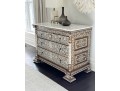 Gorgeous Marble Top Mother Pearl Accent Chest