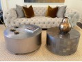 Very Fabulous Lynne Scalo Velvet Tufted Italian Sofa 