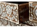 Gorgeous Marble Top Mother Pearl Accent Chest