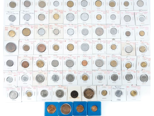Variety Of Vintage World Coins