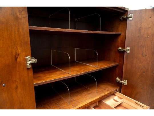 1980's Henredon Tall Campaign Dresser