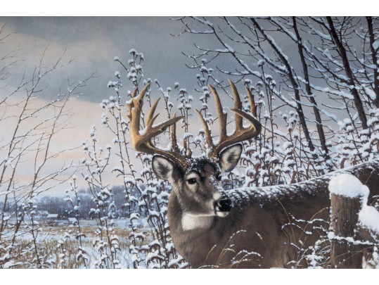 Robert Bateman And Michael Sieve Signed Lithographs Depicting Whitetailed Deer