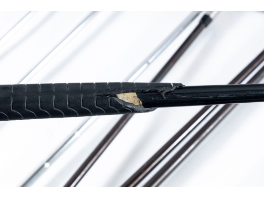 Collection Vintage Of Golf Clubs Including Solheim, Taylormade, Tourchoice, And More**