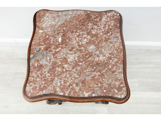 Louis XV Style Marble Humidor Cabinet