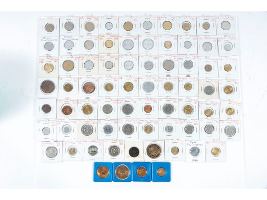 Variety Of Vintage World Coins