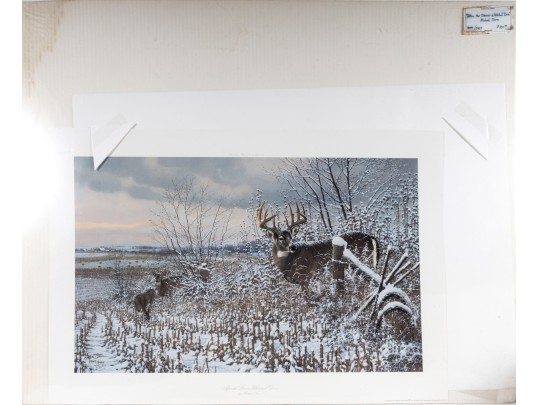 Robert Bateman And Michael Sieve Signed Lithographs Depicting Whitetailed Deer