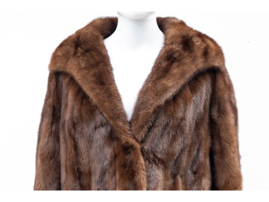 Koslow's Brown Mink Fur Coat