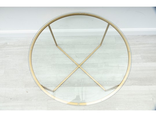 Contemporary Minimalist Round Coffee Table