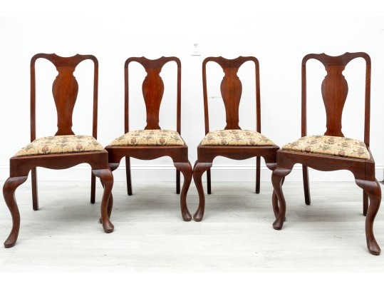 Cherry Wood Traditional Vintage Chairs