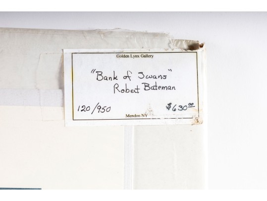 Robert Bateman And Carl Brenders Signed Lithographs Depicting Swans