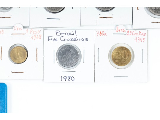 Variety Of Vintage World Coins
