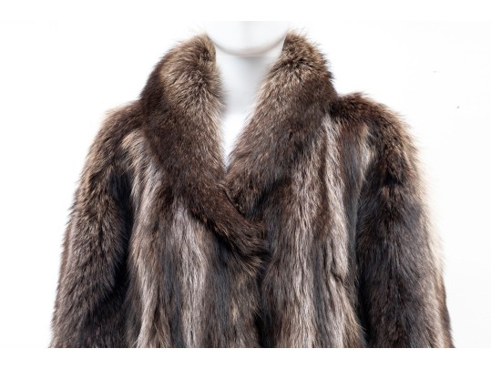 Stunning Luxurious Full-Length Fur Coat
