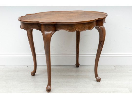 Fine French Provincial Scalloped Accent Table