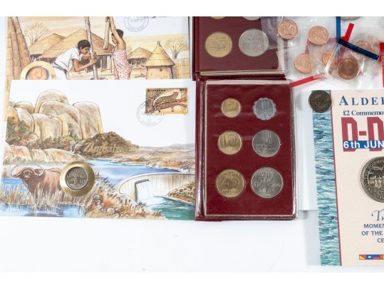 Variety Of Commemorative World Coins