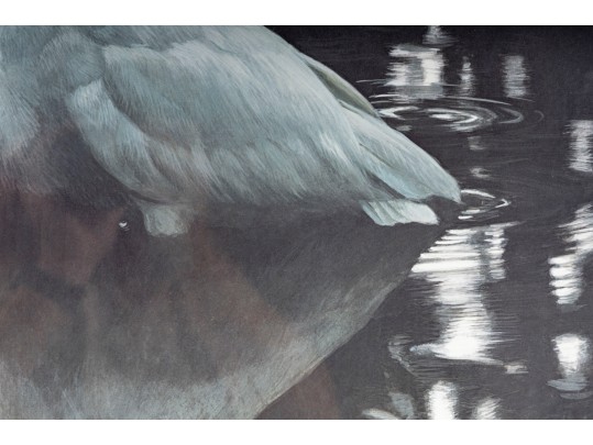 Carl Brenders And Robert Bateman Signed Lithographs Depicting Egrets**