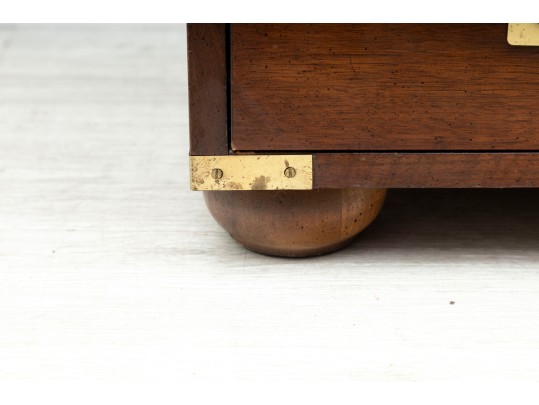 1980's Henredon Tall Campaign Dresser