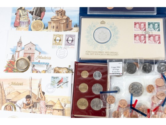 Variety Of Commemorative World Coins