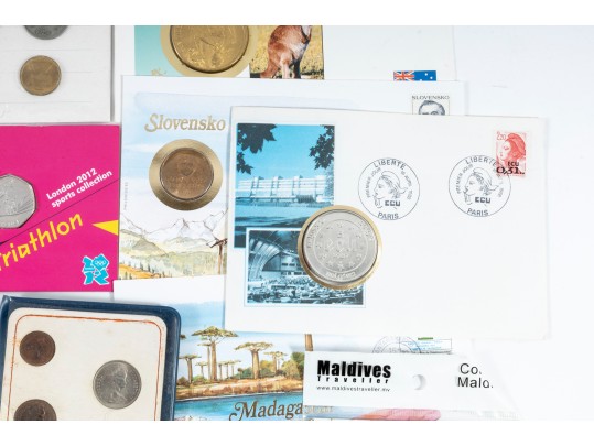 Variety Of Commemorative World Coins