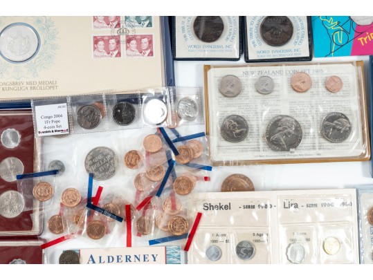 Variety Of Commemorative World Coins