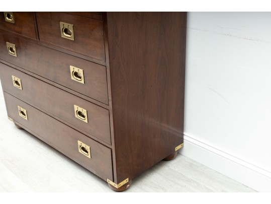 1980's Henredon Tall Campaign Dresser