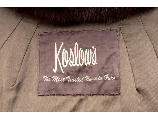 Koslow's Brown Mink Fur Coat