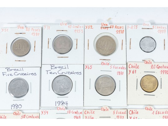 Variety Of Vintage World Coins