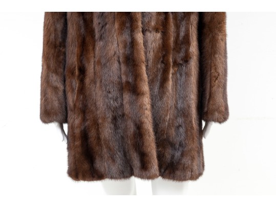 Koslow's Brown Mink Fur Coat