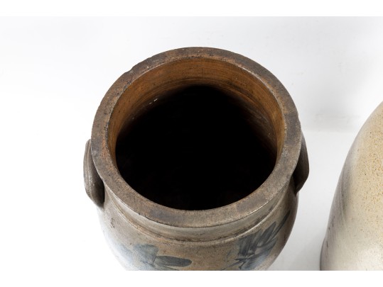 Antique Salt Glazed Pottery Jars