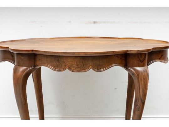 Fine French Provincial Scalloped Accent Table