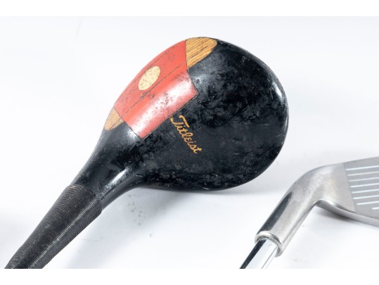 Collection Vintage Of Golf Clubs Including Solheim, Taylormade, Tourchoice, And More**