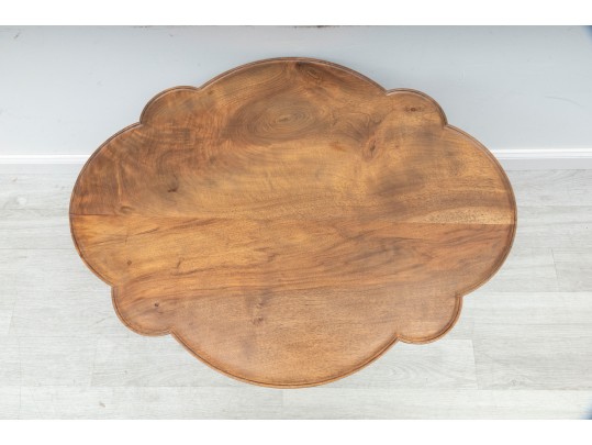 Fine French Provincial Scalloped Accent Table