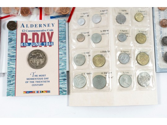 Variety Of Commemorative World Coins