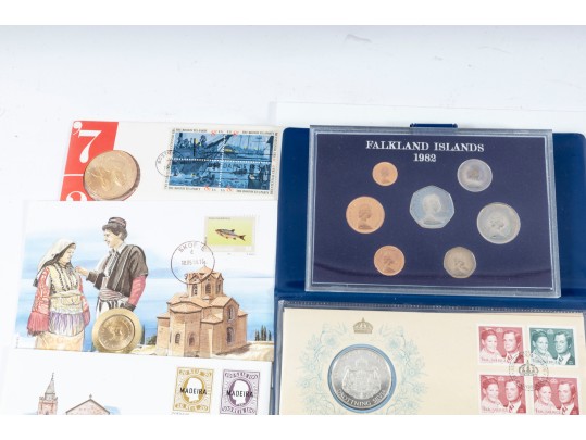 Variety Of Commemorative World Coins