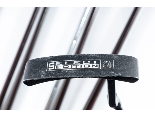 Collection Vintage Of Golf Clubs Including Solheim, Taylormade, Tourchoice, And More**