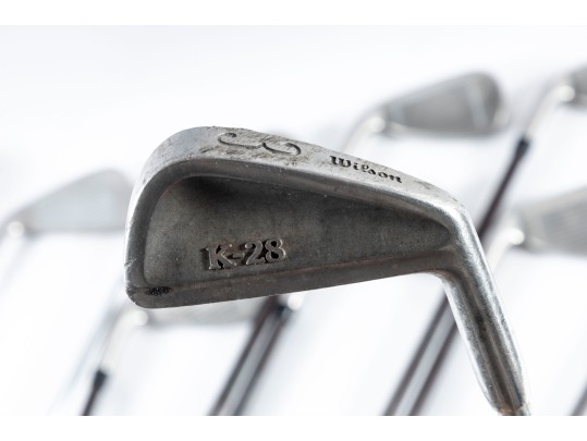 Collection Vintage Of Golf Clubs Including Solheim, Taylormade, Tourchoice, And More**