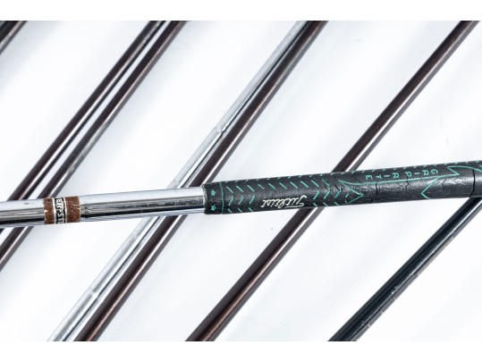 Collection Vintage Of Golf Clubs Including Solheim, Taylormade, Tourchoice, And More**