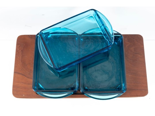 1970's Digsmed & Lunning Incorperated Denmark Appetizer Trays**