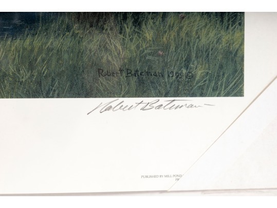 Robert Bateman And Carl Brenders Signed Lithographs Depicting Swans