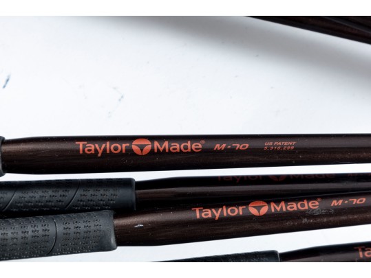 Collection Vintage Of Golf Clubs Including Solheim, Taylormade, Tourchoice, And More**