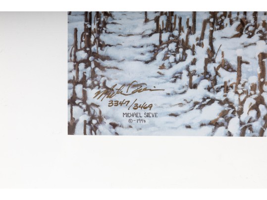 Robert Bateman And Michael Sieve Signed Lithographs Depicting Whitetailed Deer