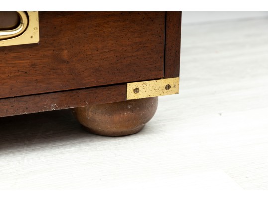 1980's Henredon Tall Campaign Dresser